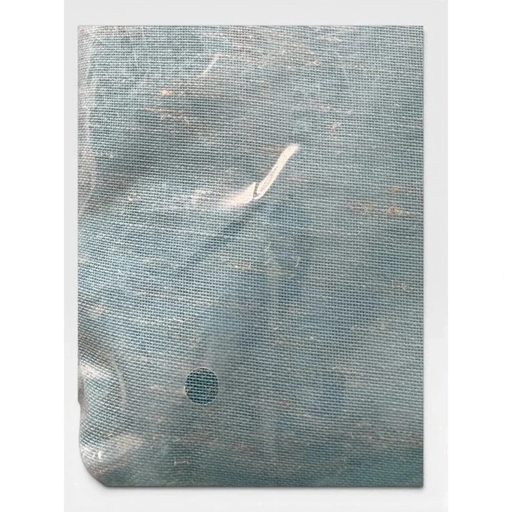 Deconovo Turquoise Faux Linen Semi Sheer Window Curtain Panels 52 x 84 Set 2
